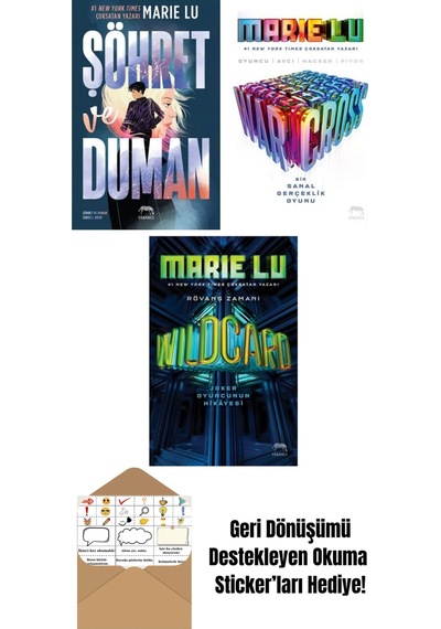 Şöhret Ve Duman + Warcross: Bir Sanal Gerçeklik Oyunu + Wildcard: Joker Oyuncunun Hikâyesi Ciltli