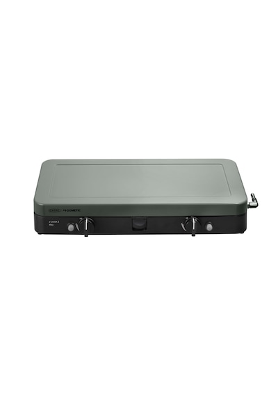 Cadac 2 Cook 3 Pro Kamp Ocağı - 2 Brülörlü, Piezo Ateşleme, Rüzgarlıklı, Dış Mekan Kullanımına Uygun Siyah