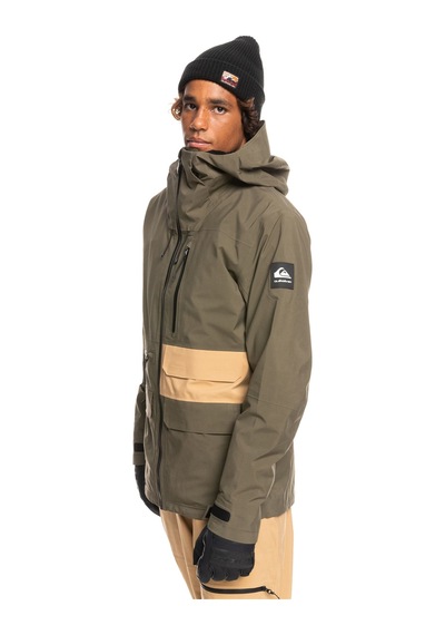 Quiksilver Black Alder Stretch Gtx Jk Haki Haki