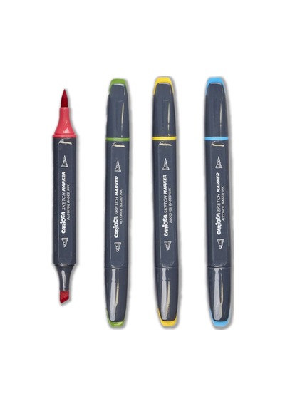 Carioca Plus Sketch Marker Çift Taraflı Çizim Kalemi 32 Farklı Renk