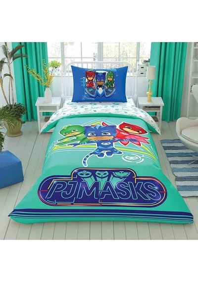 Taç Pj Masks Move Lisanslı Nevresim Takımı Tek Kişilik