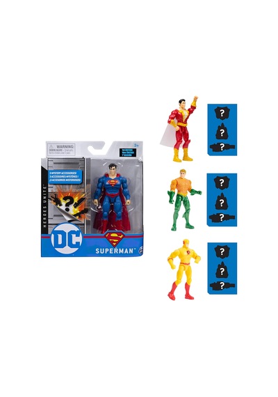 Dc Comics 10 Cm Superman 3 Gizem Aksesuarlı Aksiyon Figürü, Asorti
