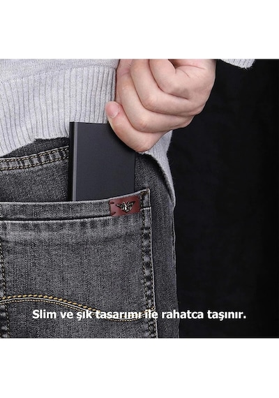 Secrid Otomatik Mekanizmalı Alüminyum Kredi Kartlık Rfıd Koruma (398002023)