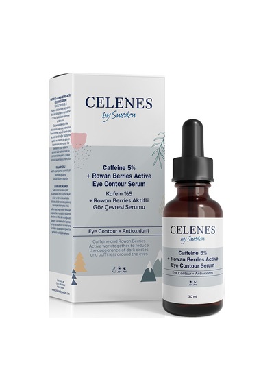 Celenes Kafein %5+rowan Ber.aktif Göz Çevresi Serum 30ml - 5 Adet Tarı