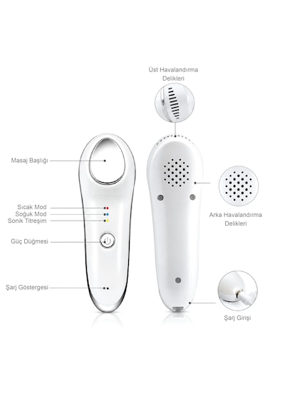 Touchbeauty Tb1389 Sıcak Ve Soğuk Yüz Masaj Ve Cilt Bakım Cihazı