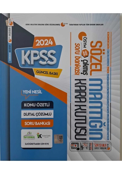 KPSSnin Kara Kutusu Genel Yetenek-kültür Avantaj Set Çözüml.