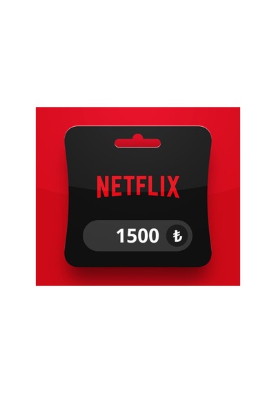 Netflix 1500 Tl Dijital Hediye Kartı Gift Card