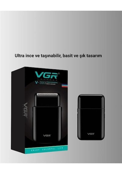 5 W Güçlü Usb Şarjlı Sakal Şekillendirici İki Başlıklı, Su Geçirmez Tasarım