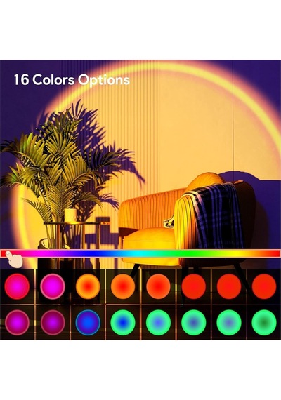 Rgb Sunset Gün Batımı Projektör, 16 Renk Modlu, Led Ambiyans Işığı, Hd Kristal Lens, 360 Döner Başlık, Uzaktan Kumandalı, Ayarlanır Parlaklık, Fotoğraf Ve Sosyal Medya İçin Dekoratif Lamba Sku: Smg8 . Rgb Sunset Gün Batımı Projektör, 16 Renk Modlu, Led Ambiyans Işığı, Hd Kristal Lens, 360 Döner Başlık, Uzaktan Kumandalı, Ayarlanır Parlaklık, Fotoğraf Ve Sosyal Medya İçin Dekoratif Lamba Sku: Smg8 .