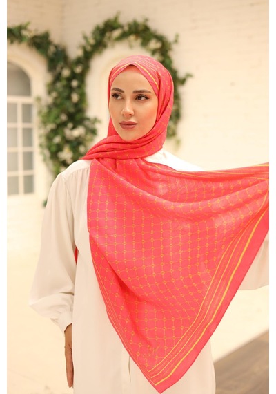 Silk Home Olinda Şal - 49005 - 22 Pembe Asit - Pembe