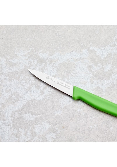 Aryıldız Solo Sebze Bıçağı Yeşil 10 Cm Renkli