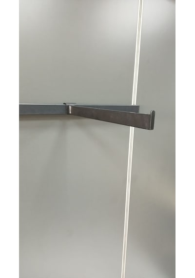 Uzmangrupraf 20X30 Kare Travers Düz Siyah Baston - 6'Li Paket