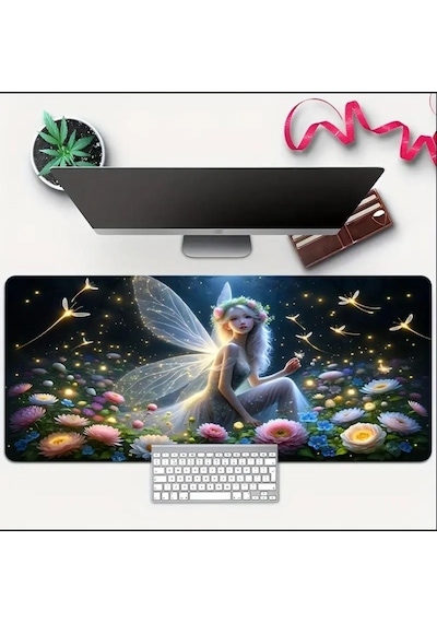 70x30 Cmperi Kızı Temalı Kaydırmaz Taban Speed Yüzey Oyuncu Mouse Pad Gaming