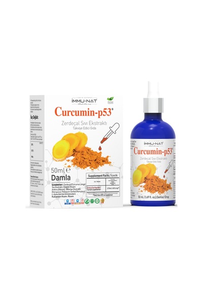 Zerdeçal Bitkisel Sıvı Ektraktı 50 Ml Damla - Bitkisel Takviye Edici Gıda