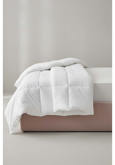 Çift Kişilik Mikro Yorgan 195x215 Cm 300 Gr Silikon Dolgulu Beyaz