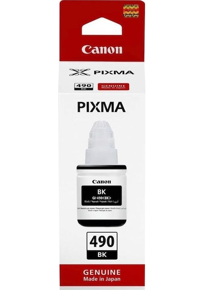 Canon GI-490 BK 0663C001 Şişe Mürekkep Kartuş Siyah