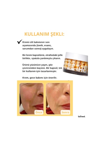 Medipeel Gold Age Tox Cream 50 Ml Cilde Parlaklık Veren Altın Kapsül Krem
