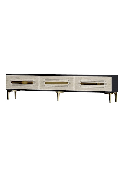 Tsa1806atg - Rany Tsa180 Tv Stand, Tv Sehpası Ve Tv Ünitesi Antrasit-traverten-gold 180cm Tsa1806atg - Rany Tsa180 Tv Stand, Tv Sehpası Ve Tv Ünitesi Antrasit-traverten-gold 180cm