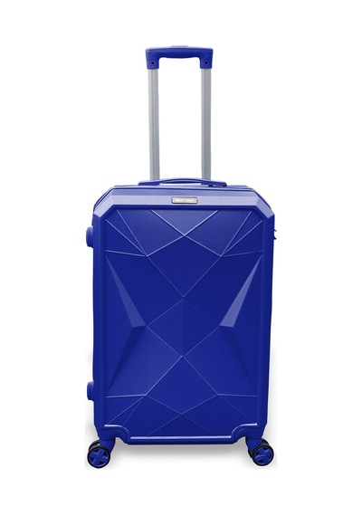 Coral High Diamond ABS Lacivert Orta Boy Valiz 16607 Lacivert