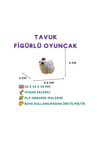 10'lu Set Aksolotl Kedi Fok Su Samuru Tavuk Arı Gergedan Fil
