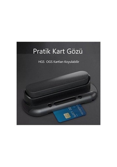 Telefon Tutuculu Numaratör Parfümlü Gizlenebilir Numara Parfümlü Tasarım Kablo Tutucu Kartlık Bölmesi Siyah