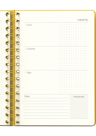 Melimelek Planner Hardal Bez Ciltli - Ceyda Düvenci Diğer