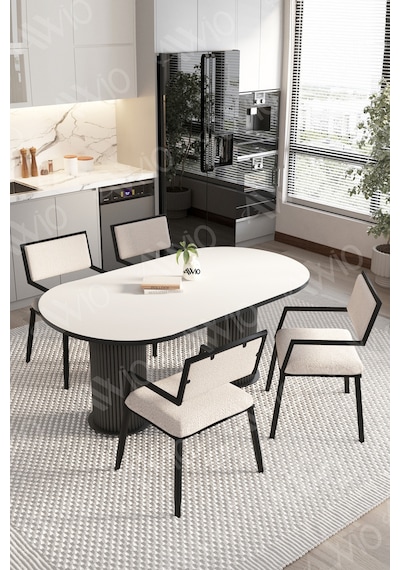 Avvio Natura 80x140 Yemek Masası Mutfak Masası 4 Kişilik Masa Sandalye Takımı Beyaz-beyaz Avvio Natura 80x140 Yemek Masası Mutfak Masası 4 Kişilik Masa Sandalye Takımı Beyaz-beyaz