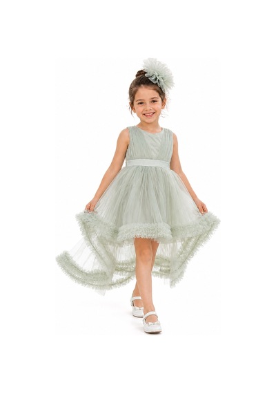 Babyhola Kuyruk Detaylı Kız Çocuk Prenses Elbise Grenli Kabarık Etek Özel Gün Abiye 6546 Yeşil Babyhola Kuyruk Detaylı Kız Çocuk Prenses Elbise Grenli Kabarık Etek Özel Gün Abiye 6546 Yeşil