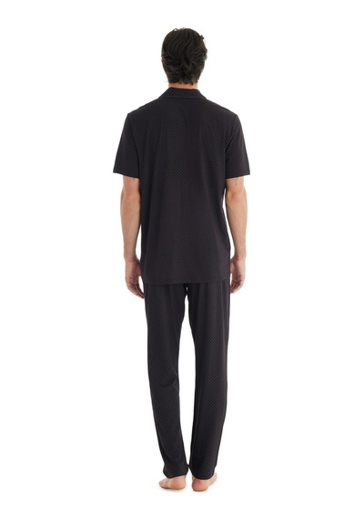 Erkek Pijama Takımı 40700 - Siyah Siyah