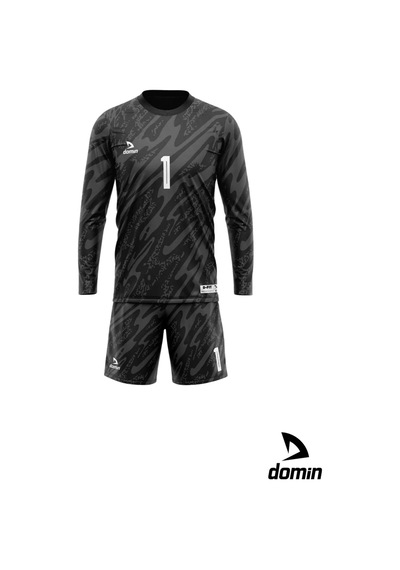 Hnc Sport Uzun Kol Siyah Kamuflaj Desenli Kaleci Forması Futbol Forması Maç Forma Ve Şort Seti
