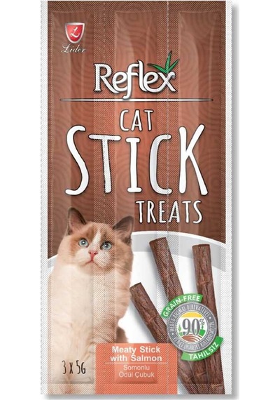 Reflex Cat Stick Somonlu Kedi Ödül Çubuğu 3 x 5 G