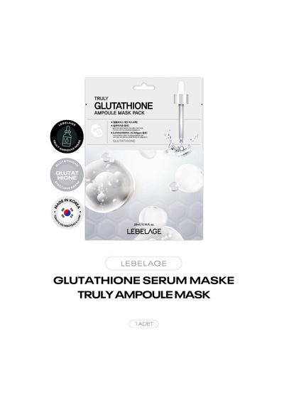 Glutatyon İçeren Leke Maskesi Truly Glutathione Ampoule Mask