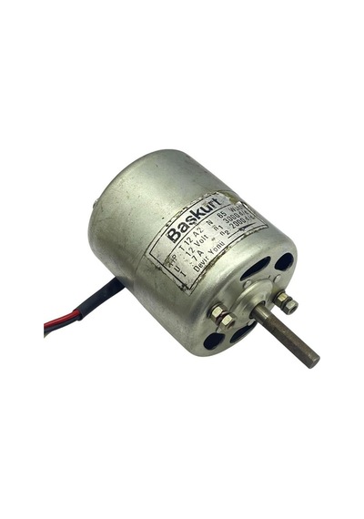 Başkurt 12v Kalorifer Motoru Çift Devre Sağ Dönüş 65w/2000-3000 Devir/7a