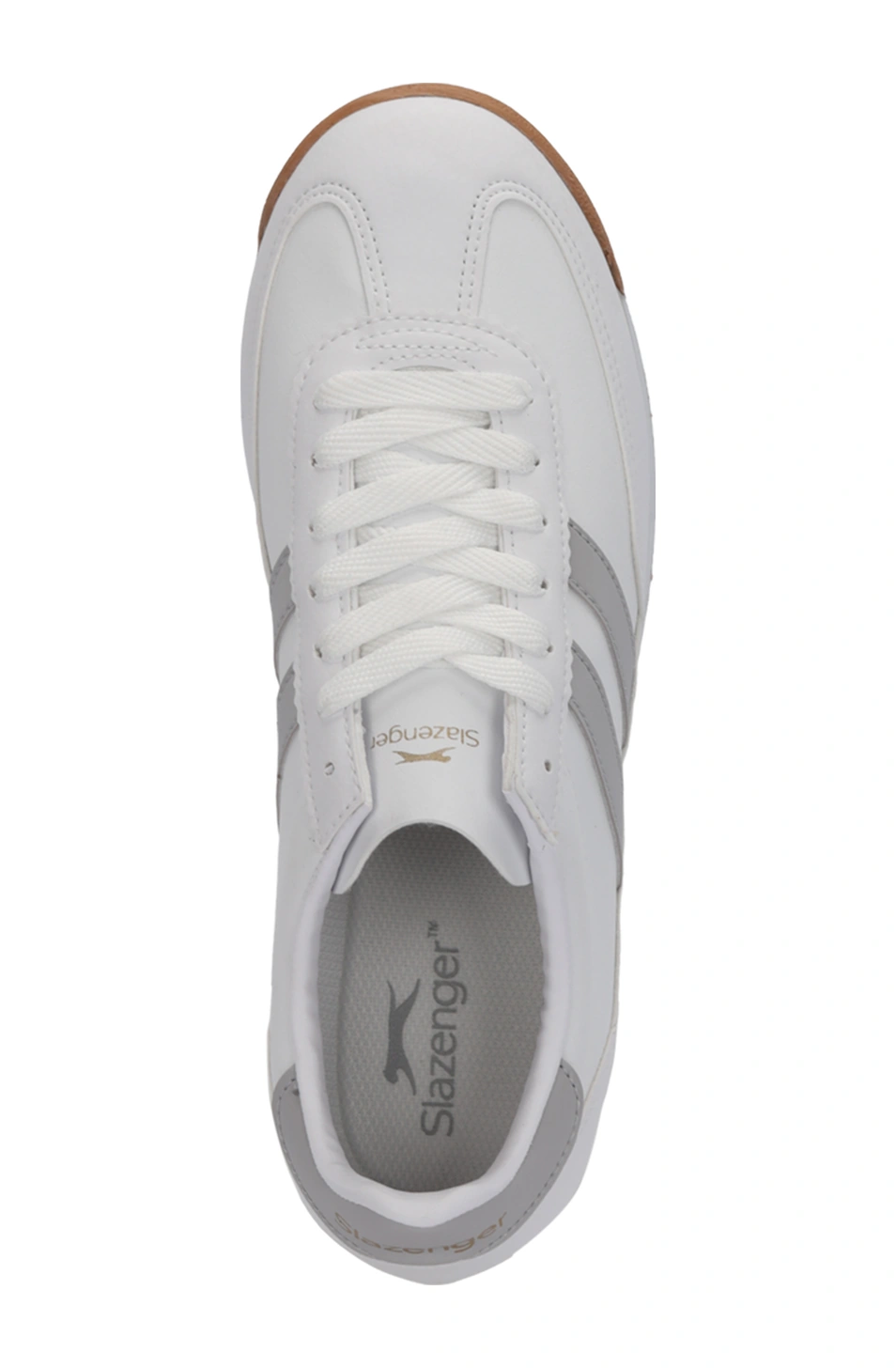 Slazenger Oklahoma Kadın Beyaz / Gri Günlük Spor Ayakkabısı Beyaz / Gri