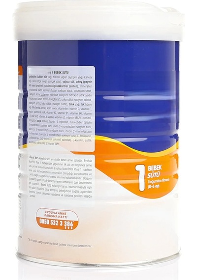 Mey İthalat Plus Bebek Sütü 1 800 Gr