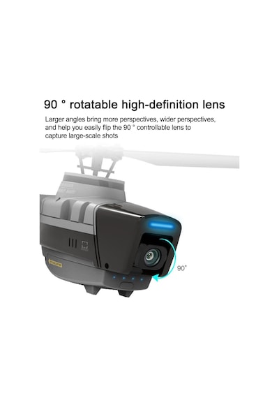 2 Bataryalı Rc Keşif Helikopteri Craftlz Mini Recon Drone Helikopter Gerçekçi Tasarım & Led Işıklar