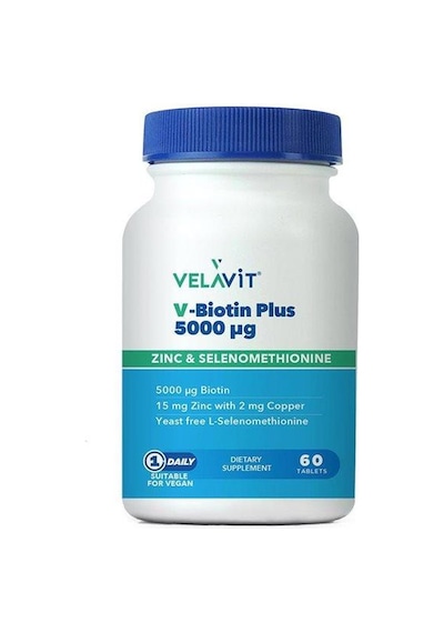 Velavit V-Biotin Plus 5000 Mcg 60   Tablet
