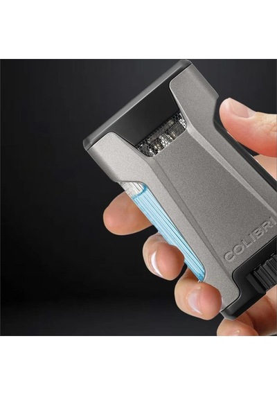 Colibri Rebel Çift Jet Puro Çakmağı Siyah