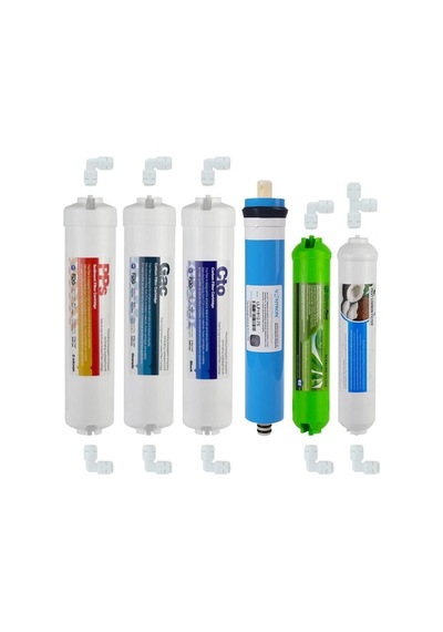 Kapalı Kasa Su Arıtma Cihazı 6 Lı Inline Filtresi Seti 6 Aşamalı 525067255