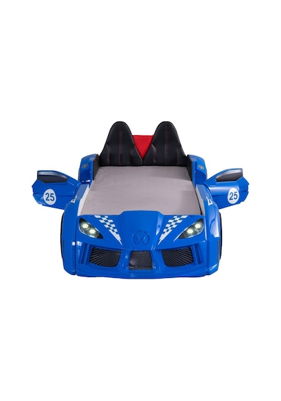Setay Arabalı Yatak, Raceing Car V8 Full Ledli Koltuklu Arabalı Yatak - Mavi 100x190 Setay Arabalı Yatak, Raceing Car V8 Full Ledli Koltuklu Arabalı Yatak - Mavi 100x190