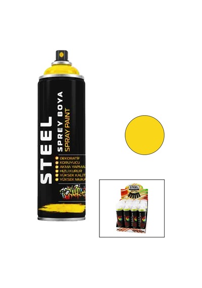 Sarı Metal Sprey Boya 200 Ml Diğer