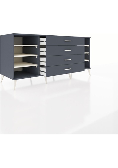 Kronos Konsol 6 Raflı 4 Çekmeceli 176x59x83 Antrasit-aytaşı/antrasit Aytaşı/antrasit Kronos Konsol 6 Raflı 4 Çekmeceli 176x59x83 Antrasit-aytaşı/antrasit Aytaşı/antrasit