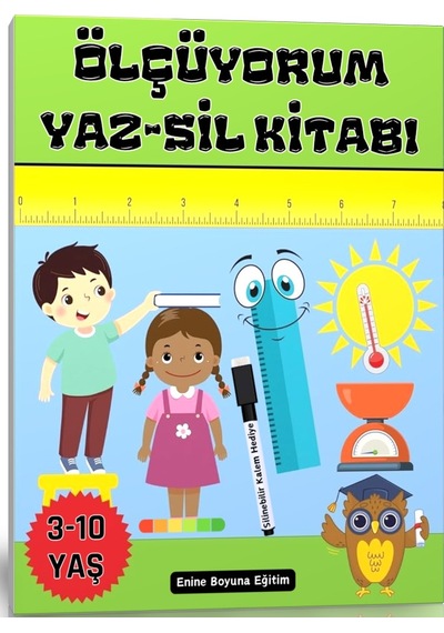 Ölçüyorum Yaz-sil Kitabı