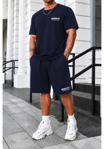 Cool Tarz Erkek Oversize Basic Tişört Şort Takımı %100 Pamuk Yazlık Rahat Günlük İkili Takım Lacivert Lacivert Cool Tarz Erkek Oversize Basic Tişört Şort Takımı %100 Pamuk Yazlık Rahat Günlük İkili Takım Lacivert Lacivert