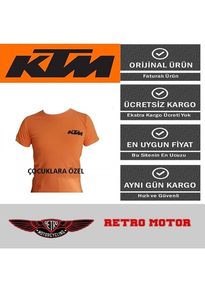 Ktm Çocuk Tişört (407545014) Turuncu