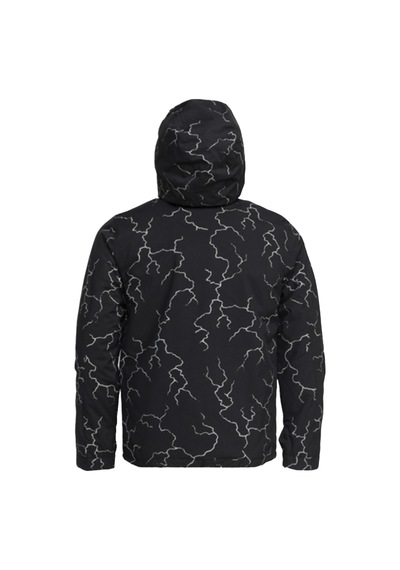 Quıksılver Quiksilver High In The Hood Printed Erkek Çocuk Snowboard Ceketi 41141 Çok Renkli