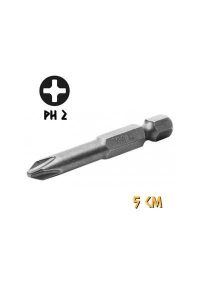 Kupa Tyson Bits Uç Seti 4 Parça - Ph2 - Pz2 - Düz - Tork - 5 Cm.