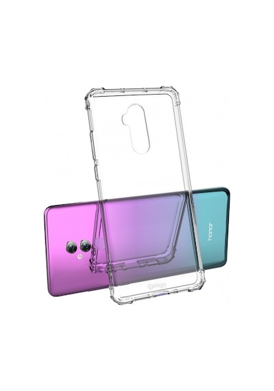 Blogy Mate 20 Lite İle Uyumlu Crystal Fit Kılıf Crystal Clear