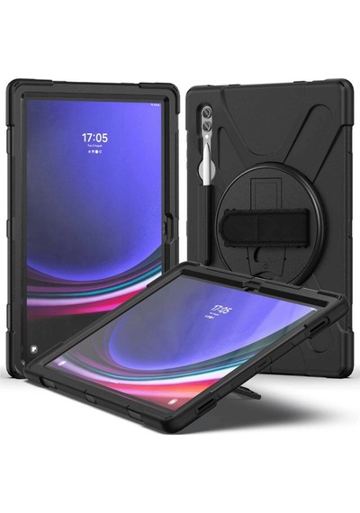 Samsung Galaxy X930 Tab S11 Ultra 14.6 Kılıf Amazing Tablet Kapak - Siyah Arka Kapak