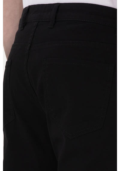 U.S. Polo Assn. Erkek Siyah Slim Fit Kanvas Pantolon 50309126-VR046 U.S. Polo Assn. Erkek Siyah Slim Fit Kanvas Pantolon 50309126-VR046